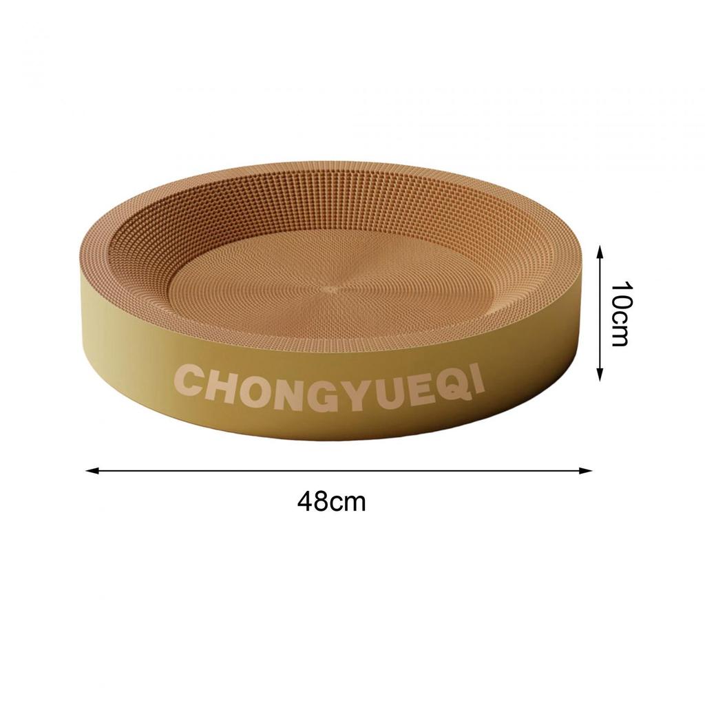 Cardboard Cat Scratcher, Scratch Bowl, Grinding Claw, Durable Recycle Board, Lounge Bed,