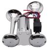100% 12v Dual Trumpets Speaker 150db Car Electric Loud Horn Air Horn Siren Truck Boat Train Speaker For Car