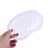 20Pcs Medication Change Tray Dental Tray Curved Tray Disposable Waist-Shaped Plastic Clear Sterile Medication Change Box