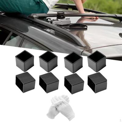 Lot de 8 embouts de protection pour porte-bagages de voiture, faciles à installer, pièces de réparation de qualité supérieure