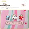 Anti-Pollution Long-Sleeved Apron Cute Kitchen Aprons New Canvas Coverall  Catering Use