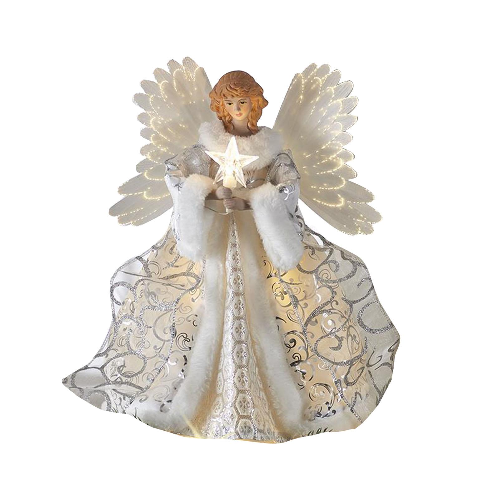 

Рождественская елка, светильник ангела, светодиодная лампа, орнамент, художественные ремесла, принадлежности для внутреннего и наружного сада, двора, украшения, подарок B