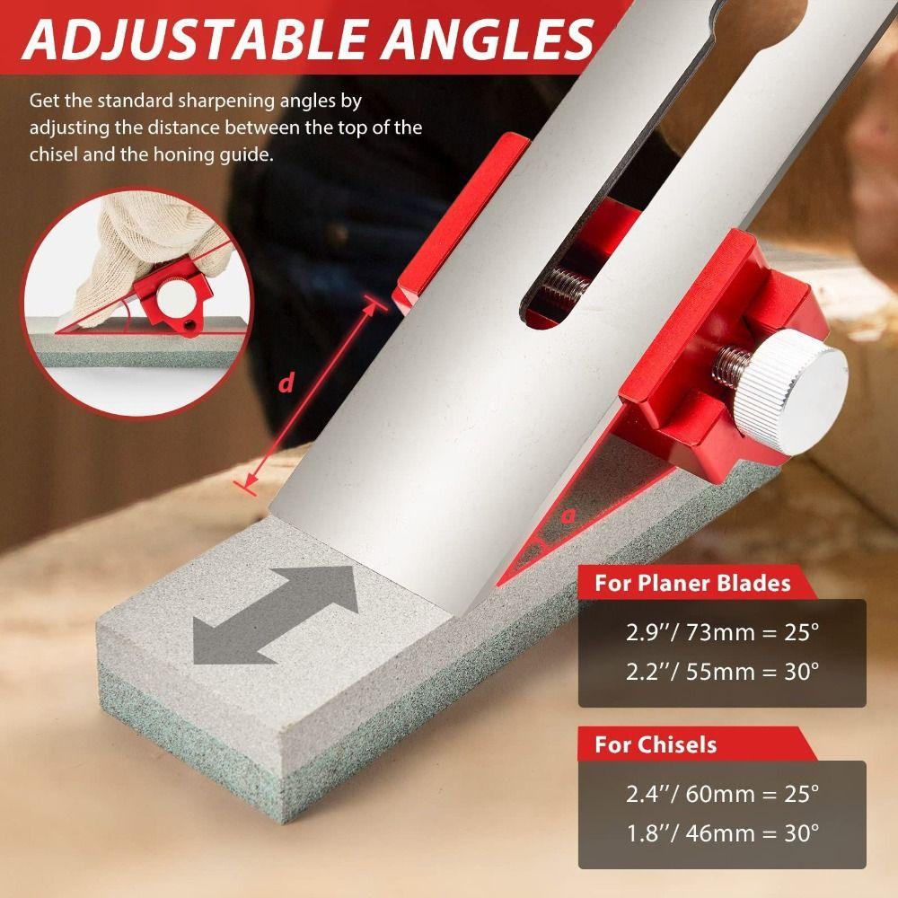 Metal Construction Sharpening Jig Abrasive Tools Woodwork Sharpener Woodworking Tools