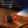 2026 Bladeless Waist Clip USB Fan - Portable High-Power Neck Fan for Outdoor and Construction Sites