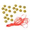 21Pcs Christmas Bell Kit Handmade Premium Metal Bells for Festive Decor DIY Craft Supplies Party Wedding Home Restaurant Display