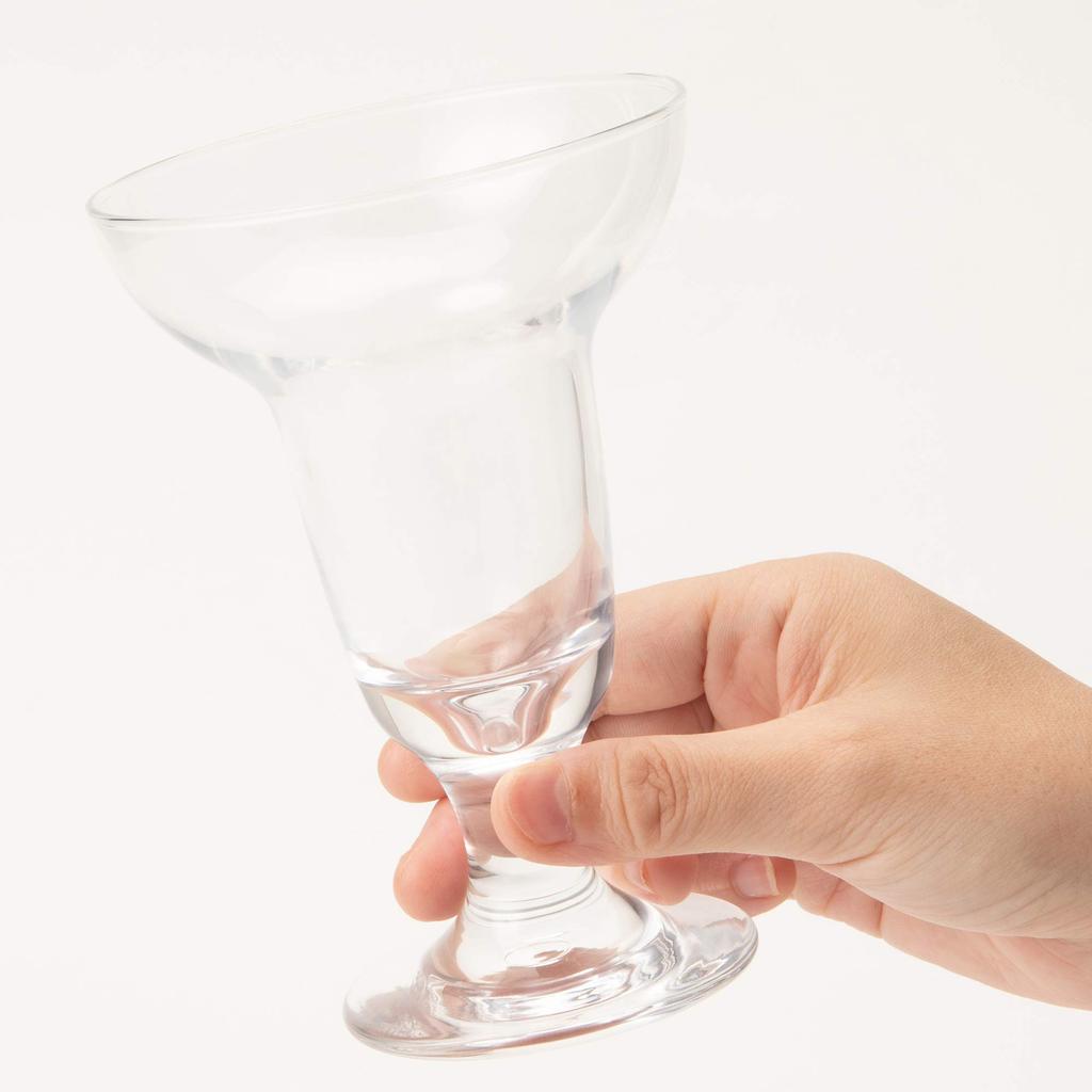 Toyo Sasaki Glass Parfait Pull Ace Made in Dishwasher with 35801 Glass, Parlor, 235ml, Japan, Safe, Sundae/Dessert Glass, Stem,