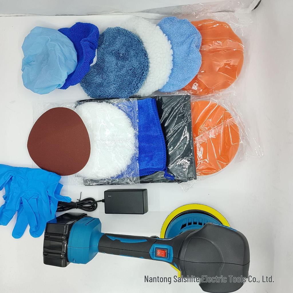 Cordless Waxing & Polishing Machine with Rechargeable Lithium Battery