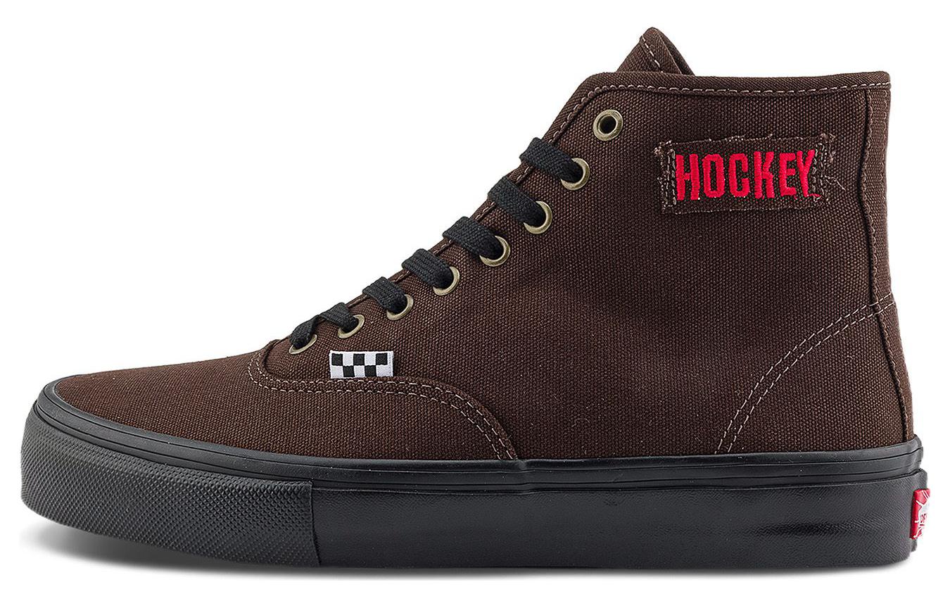 Vans X Hockey Authentic High Dark Brown VN000CBQ7W1 40