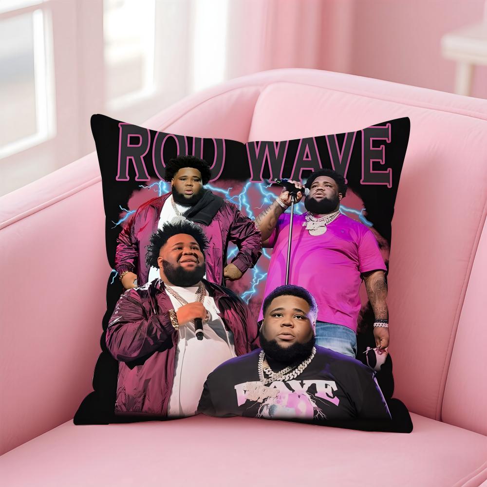 RAP Rod W-Wave Cushion Cover Comfortable Reversible Pillow Cover Ideal for Car Sofa Bedroom & Beyond