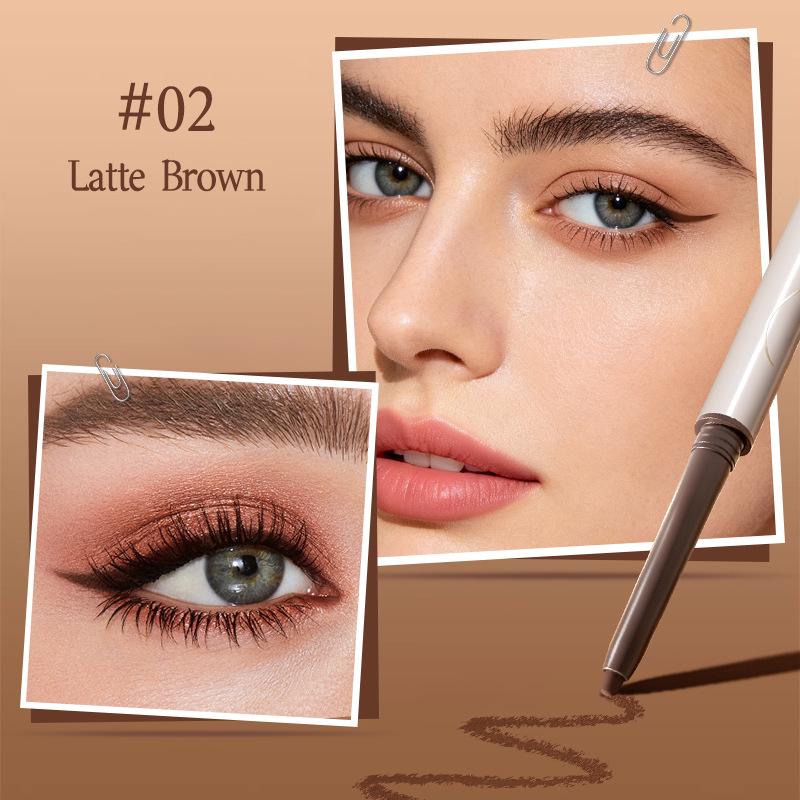 A.M.G Ultra-Fine Eyeliner Gel Pen Smooth Waterproof Smudge-Proof 02#Latte Brown