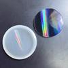 Holographic Resin Molds Silicone,Resin Coaster Molds Round Coaster Molds for Resin Casting,Epoxy Resin Mold for Cups Mat