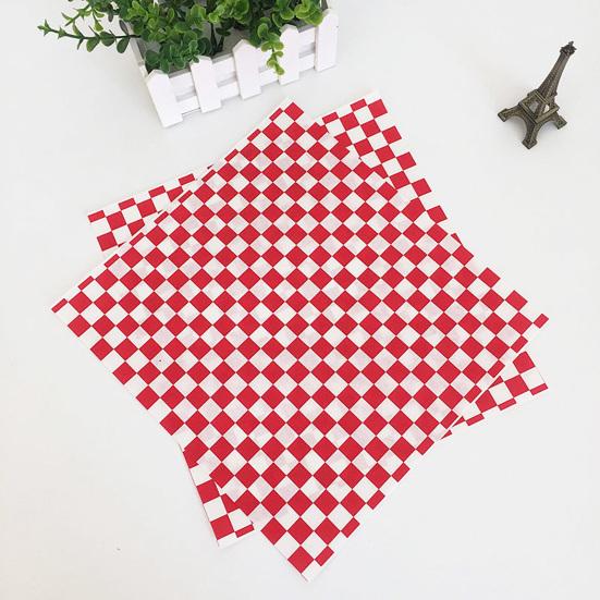 100 Stück/Beutel Wasserdicht BPA-frei Multifunktional Geruchlos Hamburgerverpackung Ölpapiere Ölpapiere