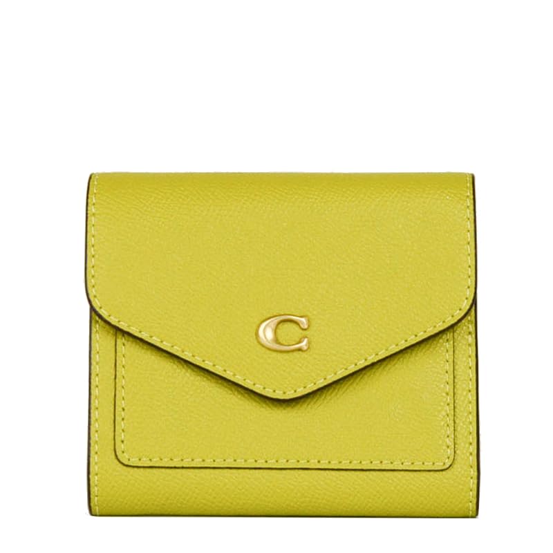 

[coach] ladies wallet bifold wallet C2328 B4/1C (chartreuse green) yellow green [Outlet]