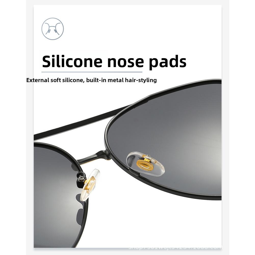 Color-changing sunglasses day and night sunglasses male pilot new polarized glasses