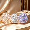 Nine Tailed Fox Enamel Pendant Necklace Unique Chinese Mythology Design 1PC Anti-rust Jewelry for Women Daily Collocation
