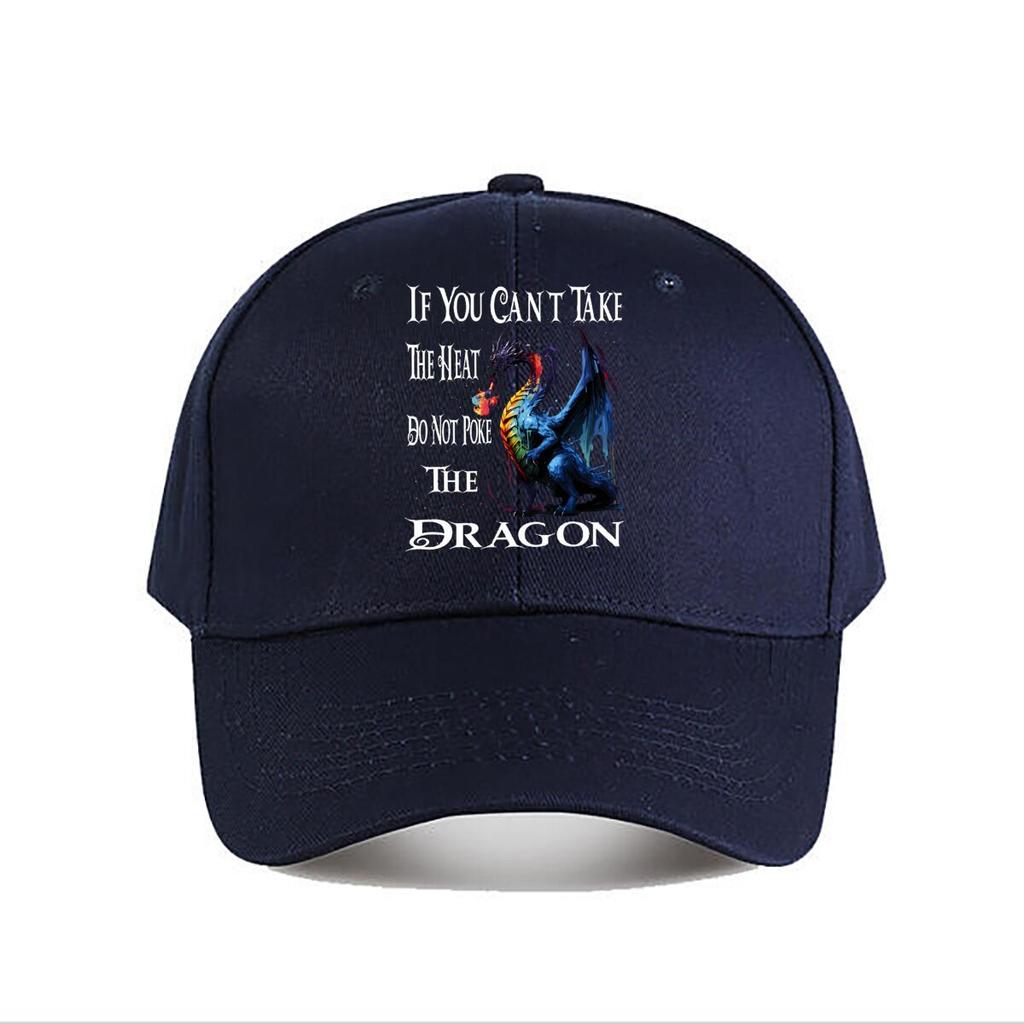 If You Cant Take The Heat Do Not Poke The Dragon Baseball Cap Fashion Unisex Sunhat Womens Outdoor Sports