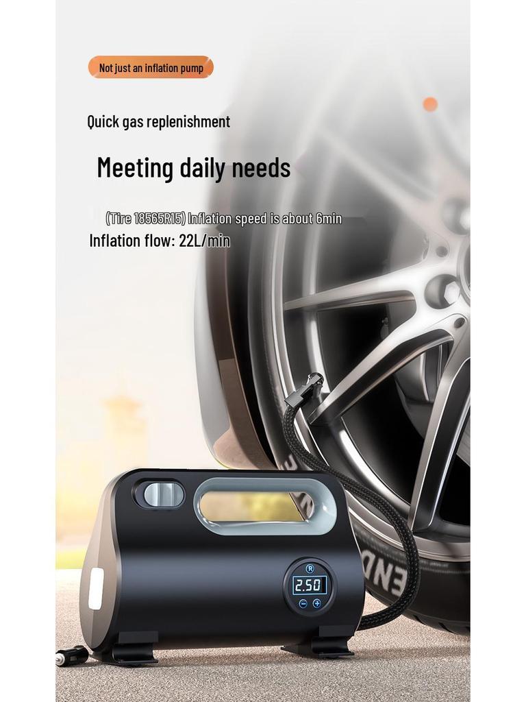 Portable Wireless Car Tire Air Pump