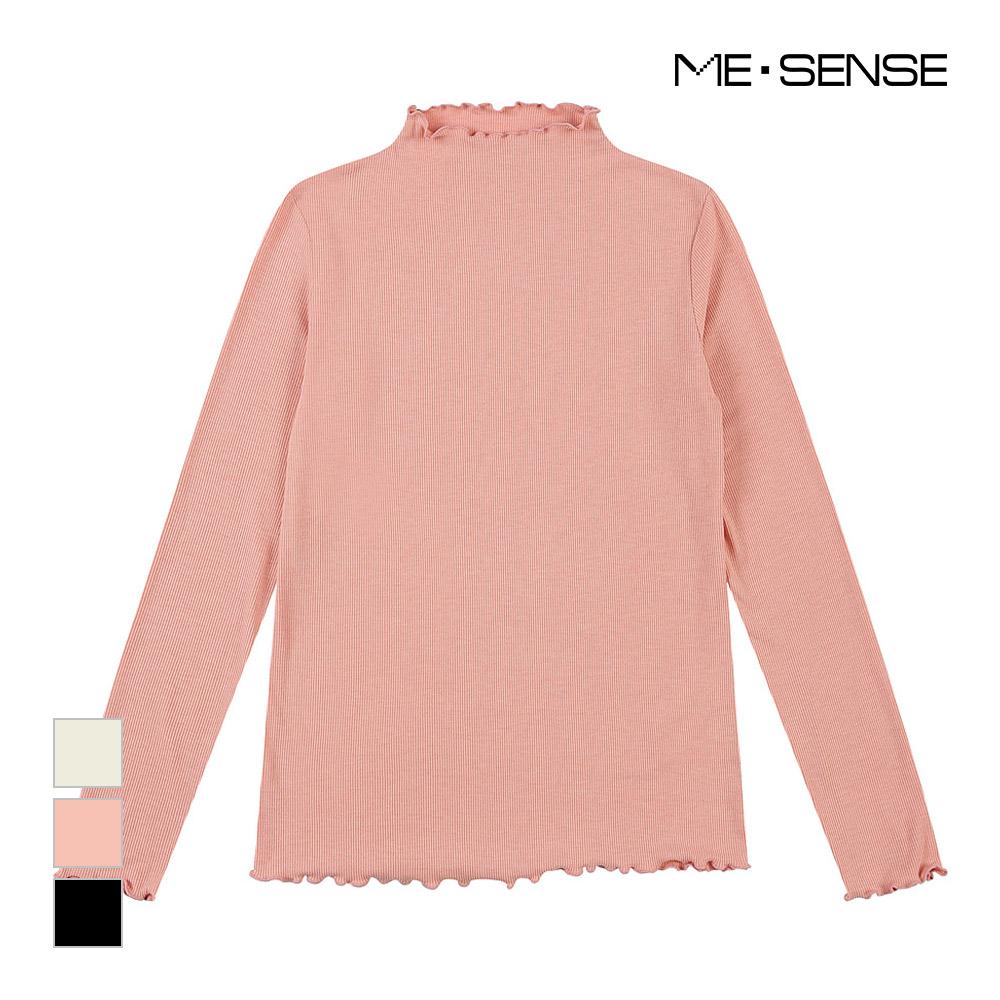 MESENSE Wavy Neck Slim T-Shirt_Mb3Ztsp208Z