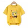 Potdemiel Summer New SpongeBob SquarePants Kids 100 Cotton TShirt Comfortable and Breathable for Boys and Girls