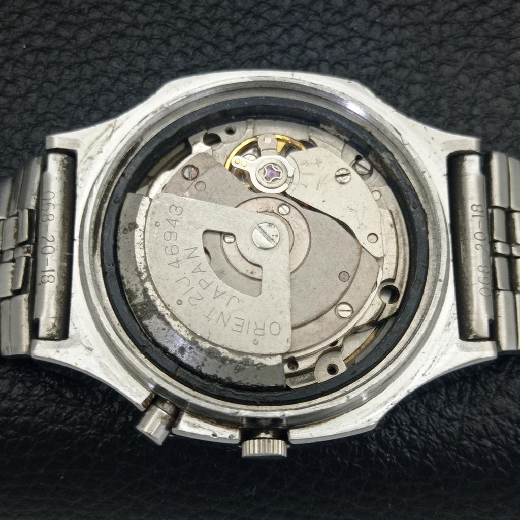 VINTAGE ORIENT AUTOMATIC JAPAN 46943 MENS ORIGINAL DIAL WATCH A700167-5 R201-a700167