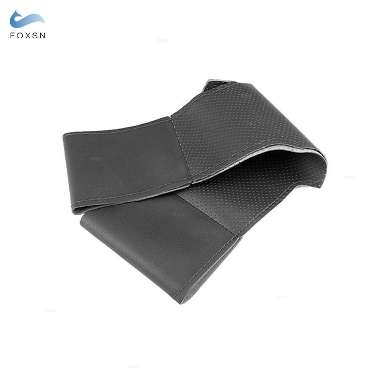 Car Accessories Braid On Steering Wheel Black Leather Cover For Mini Coupe 2001-2006 Convertible 2004-2008 For Mini R50 R53 R60