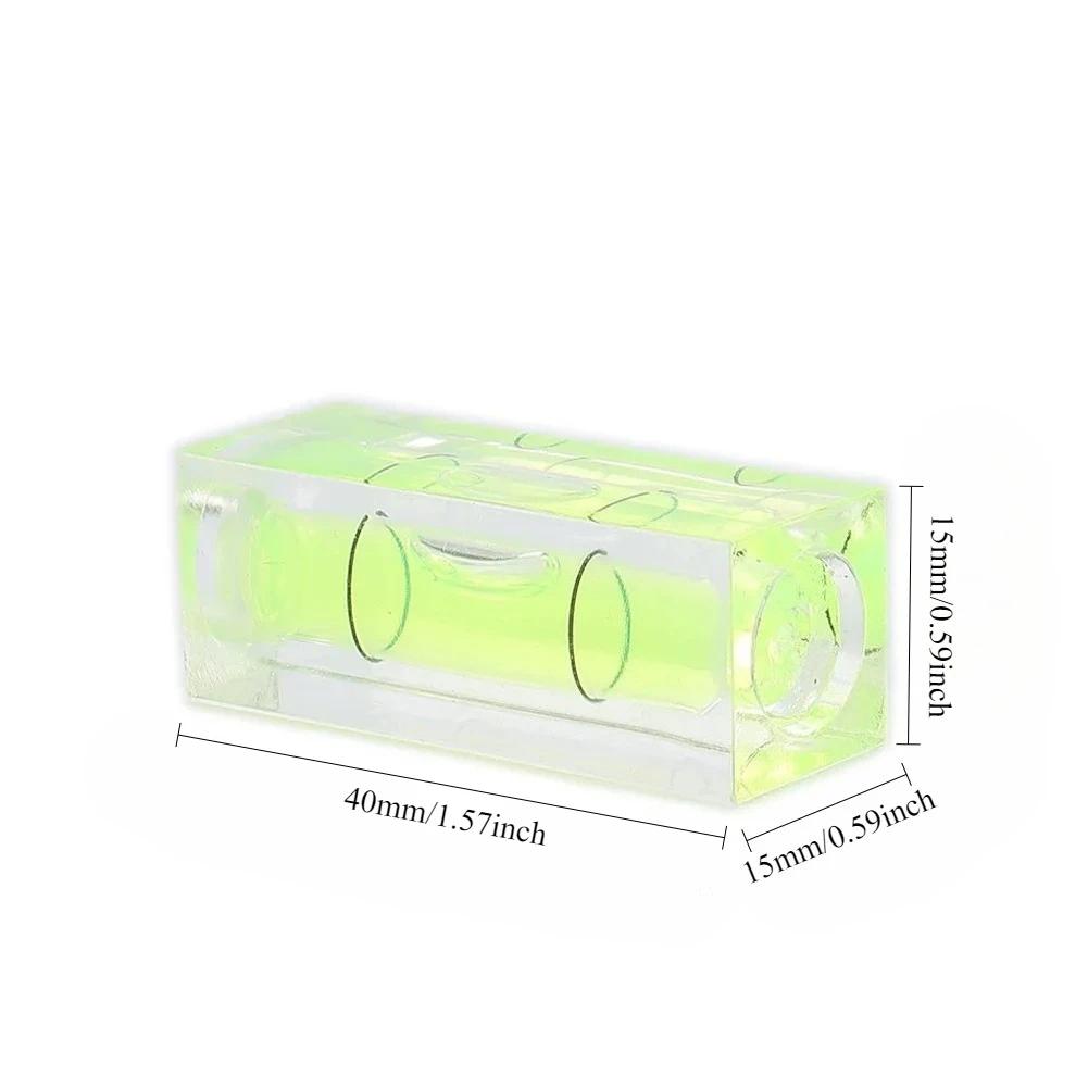 5/10pcs Mini Spirit Square Bubble Level Protractor Precision Level Cylinder Level Horizontal Bead Level Measuring Tools
