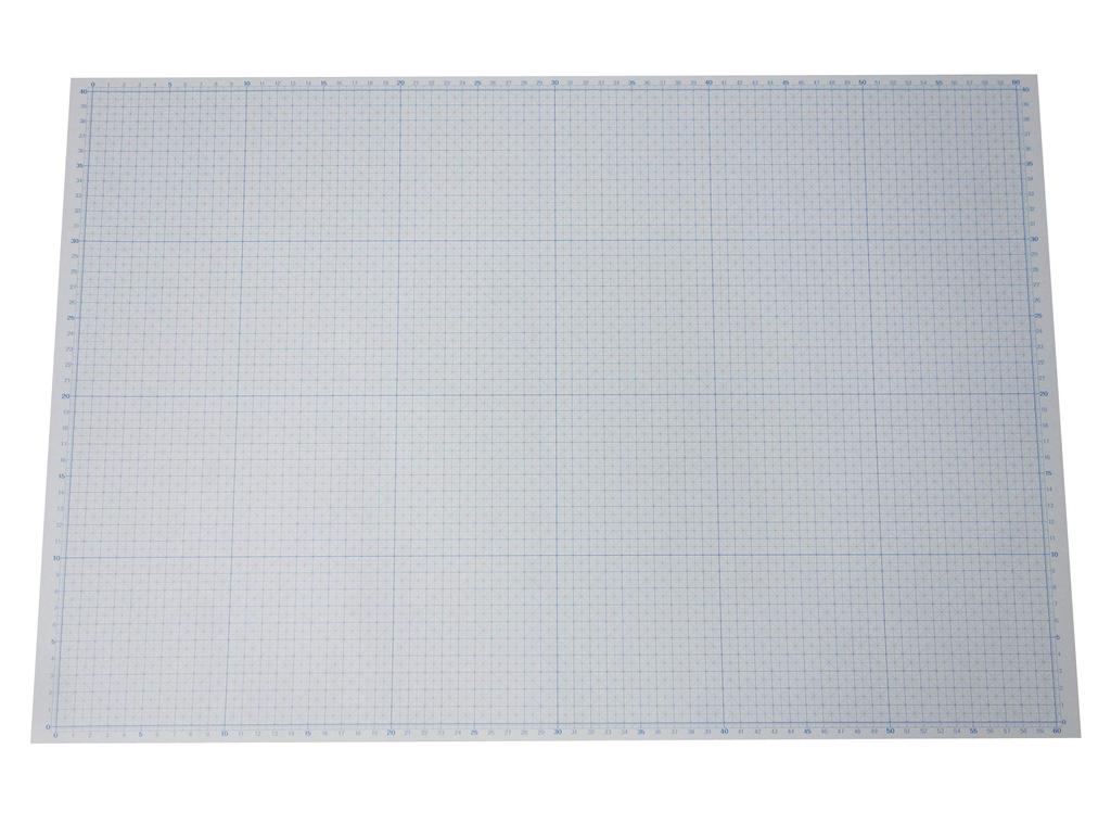 JOHOKU White Graph Paper, Slightly Larger than A2 Size, 0.42mm Thick (Graph Area 600×400mm), 20 Sheets