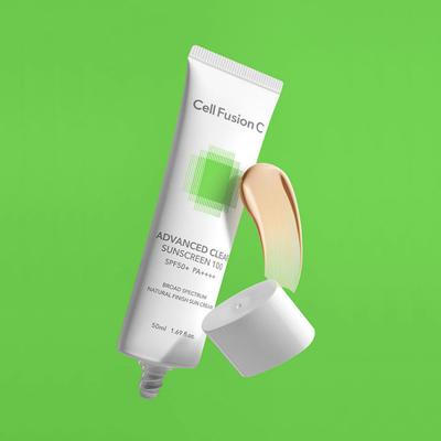 Улучшенный прозрачный солнцезащитный крем SPF50+ PA++++ 50 мл
