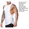 Men Summer Casual Vest O-Neck Sleeveless Letter Decoration Tank Tops Solid Color Fitness Tops with Wide Shoulder Straps Streetwear