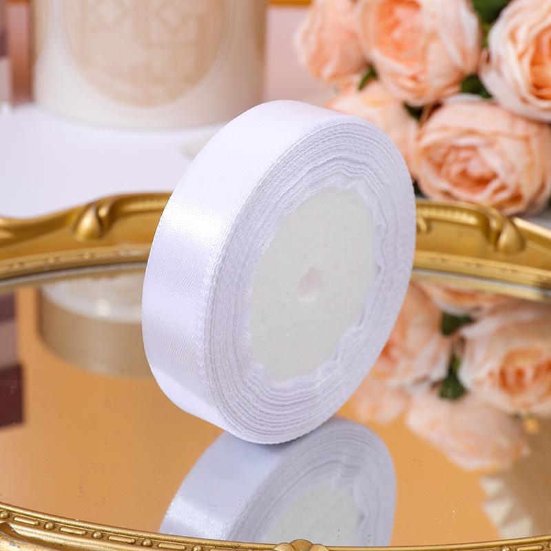 22meters/roll Wide 2cm Satin Ribbon Wedding Holiday Season Party Decor DIY Making Handmade Gift Wrapping Crafting Materials