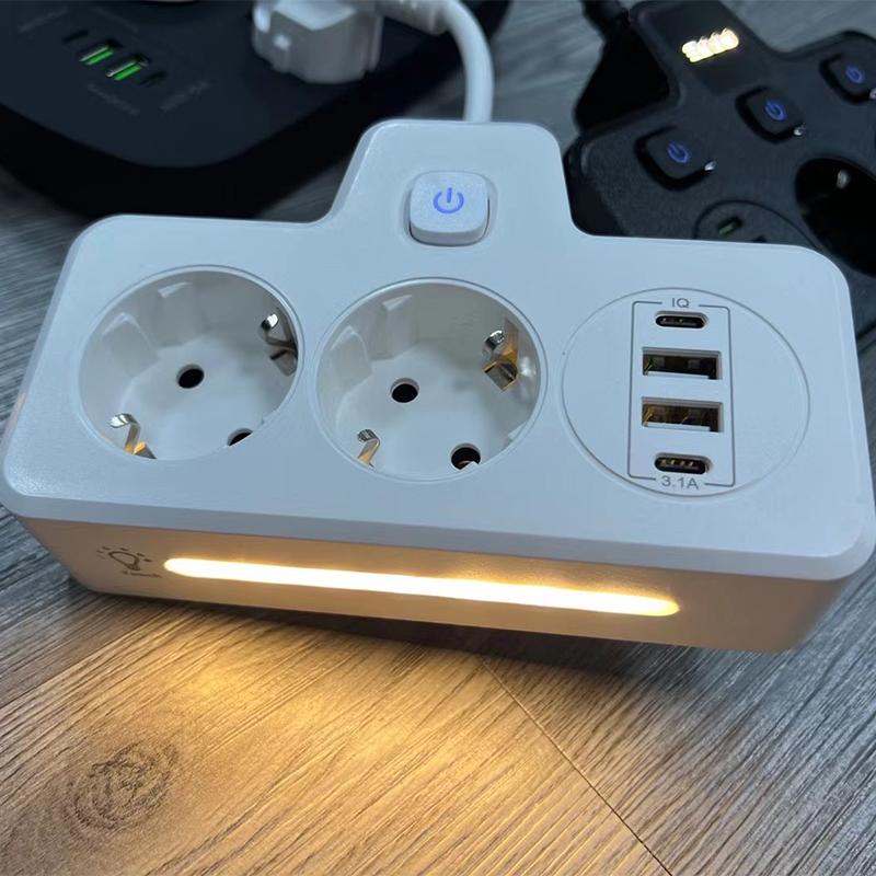 Steckdosenleiste EU AC Steckdose Multiprise Smart Home Erweiterung Elektrischer Adapter Wandstecker Konverter