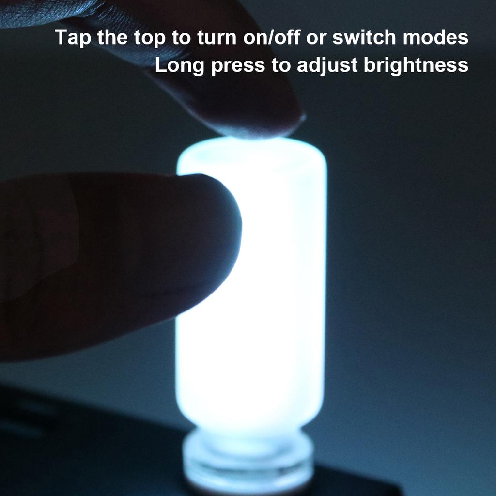 Usb Led Night Light Bulb Dimmable Frosted Glass Cover Touch Sensor Colorful Red Green Blue White Bar Ktv Home Decoration Reading