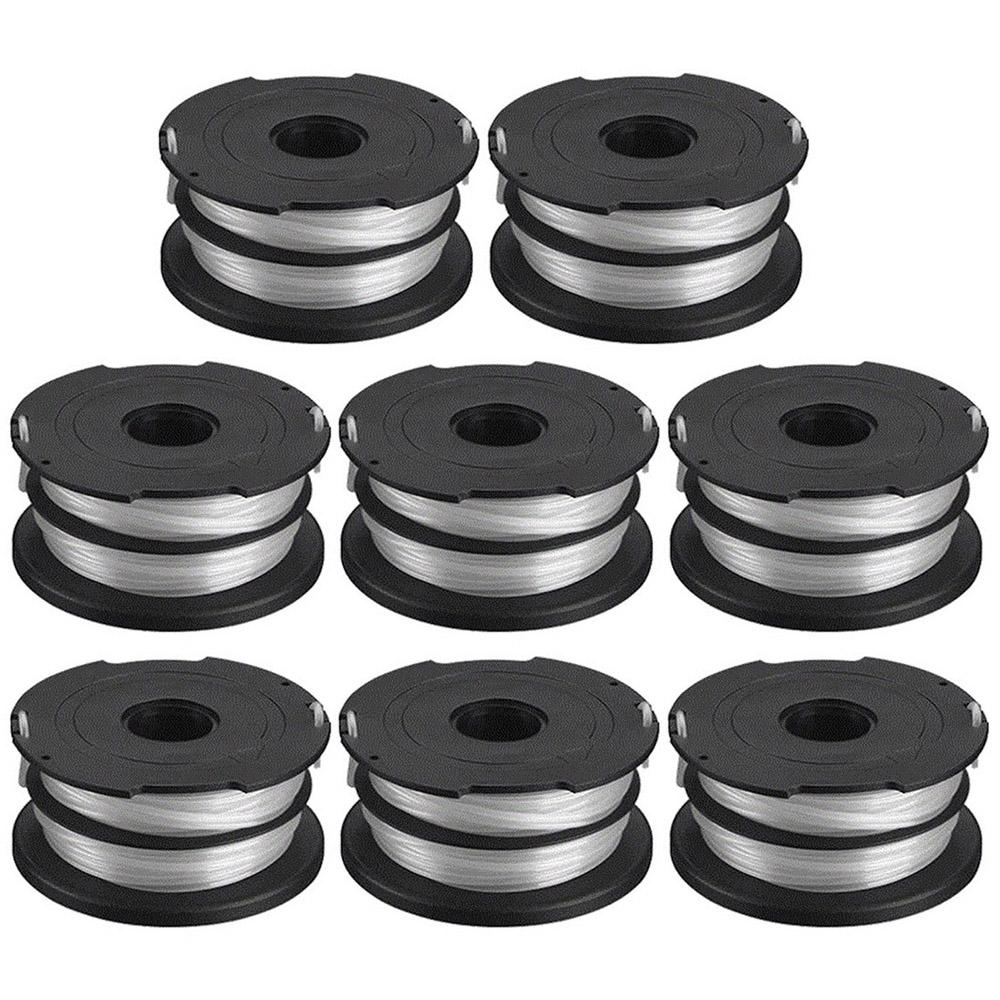 

8Pcs For Black & Decker GH700/GH710/GH750 Lawn Mower Spools Replacement Parts, DF-065-BKP A