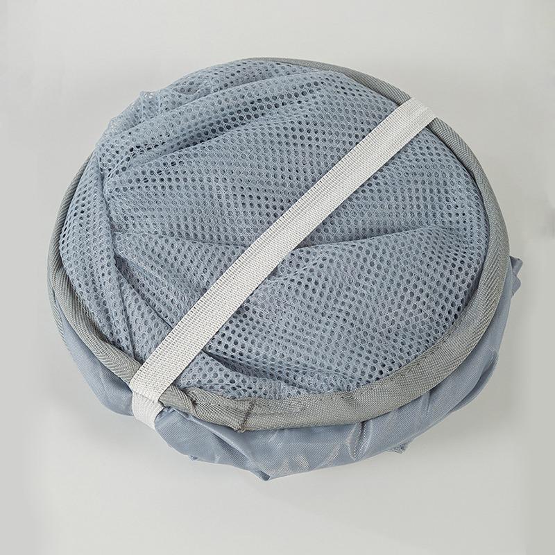 Mesh Pop Up Laundry Hamper Laundry Basket Side Pocket Collapsible Laundry Basket