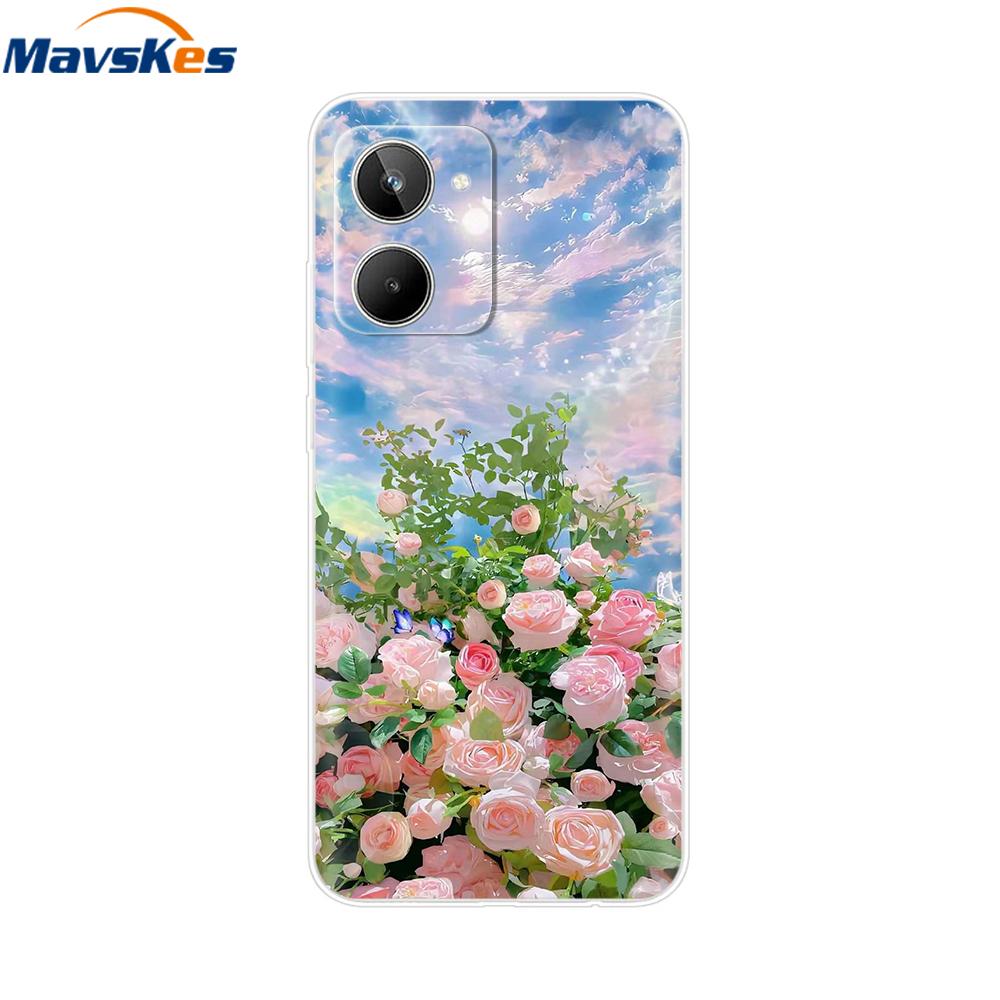 Mobile Phone Bag Case For Realme 10 4G Case For Realme 10 Pro Cover Soft Silicone Bumper For OPPO Realme 10 Realme10 Pro Plus