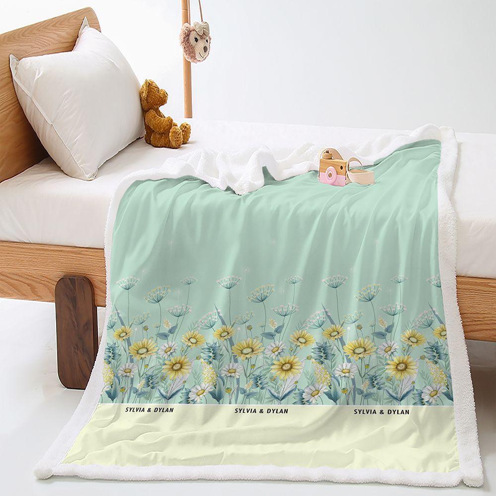 Blanket Sunflower Animal Geometric Blanket Lamb Fleece Crystal Fleece Blanket Four Seasons