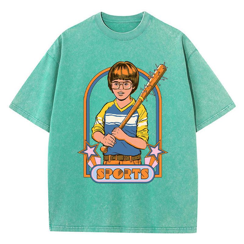 Sport Junge Druck Weibliche Waschen T-shirt Atmungsaktive Sommer T Shirt Lässige Mode Distress Kleidung Straße Baumwolle T-shirts Frauen