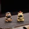 Capybara Mini Statue Tea Pet Cute Small Sculpture for Tea Room Desk Teahouse