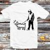 Banksy Thug with a Barking Dog T Shirt B1234