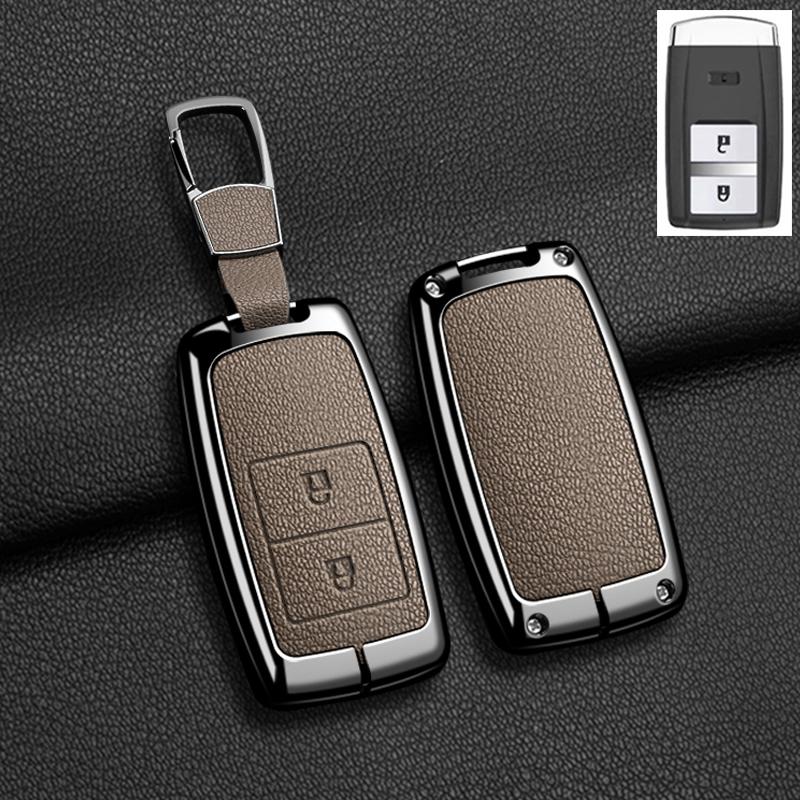 Auto Zinklegierung Leder Schlüssel Fernbedienung Hülle Abdeckung Für Acura RLX MDX CDX TLX-L NSX RDX Schutzhülle Schlüsselanhänger Auto Schlüsselanhänger Zubehör