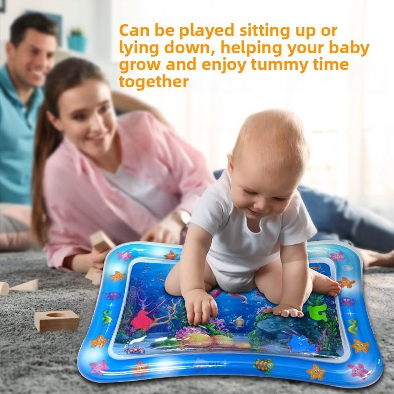 Inflatable Baby Water Play Mat With Refillable Pvc For Crawling Development And Baby Gift