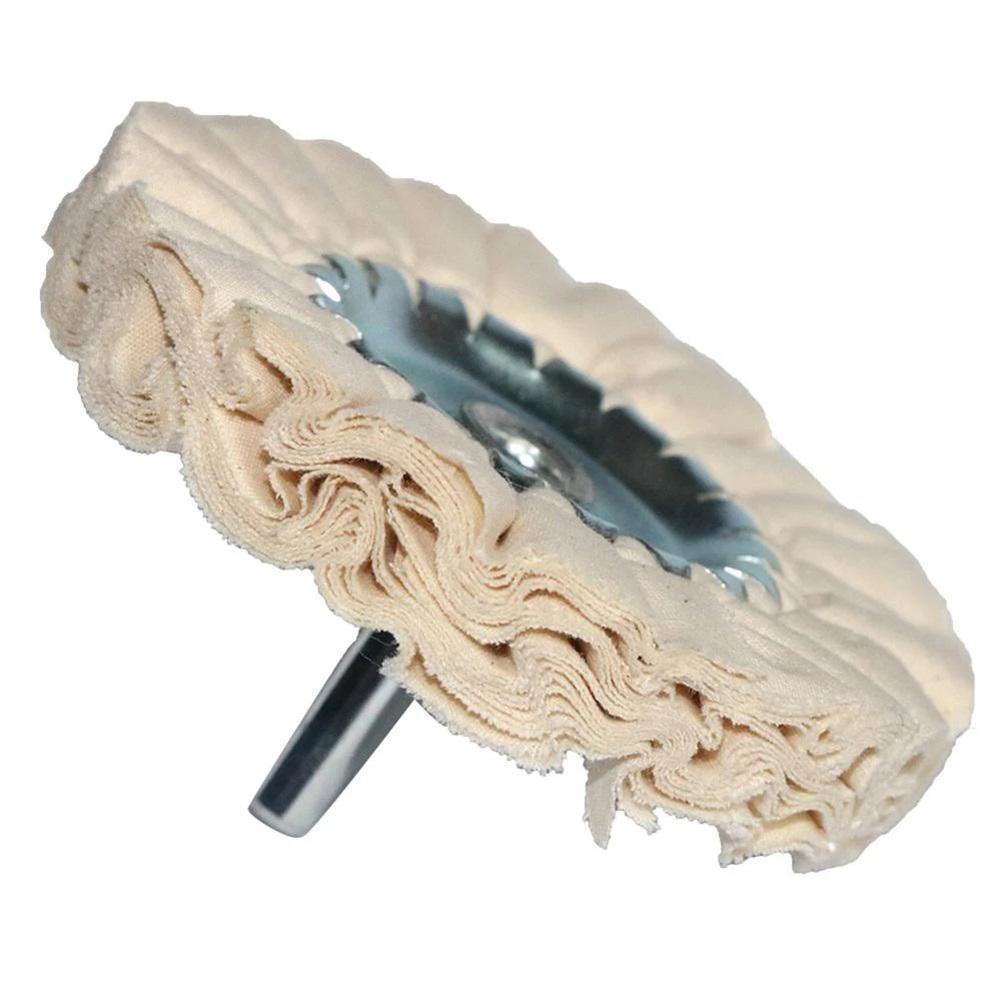 

Grinding Airway Buffing Wheel Good Polishing Thick-ness 12mm 4inch Cotton Diameter 100mm For Aluminum Products China Mainland