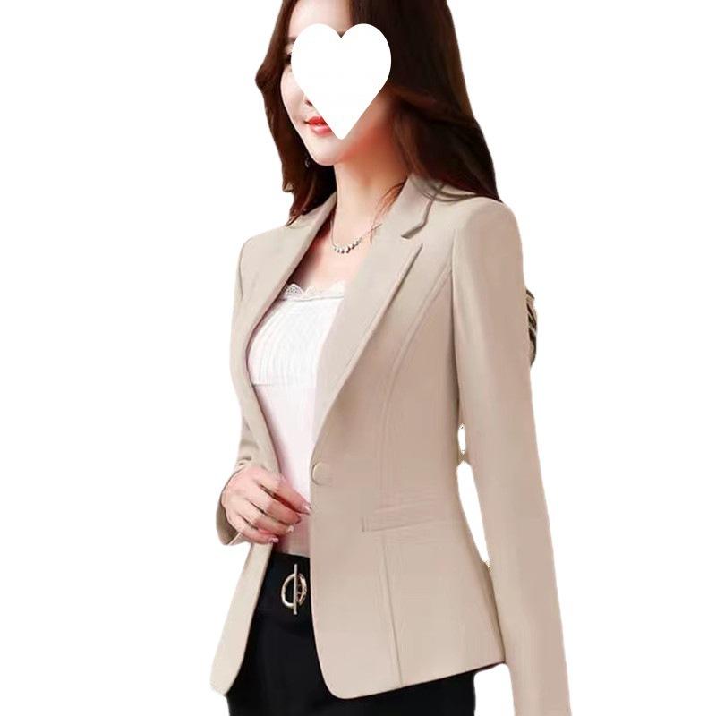 Small Suit Jacket for Women's Spring and Autumn Wear, A Korean-style Casual and Slim-fitting Top