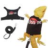 Noctilucous Lizards Harness and Leash Set for Small Pet Outdoor Activity Reptiles Walking Gear Harness Vest Trainer Suit