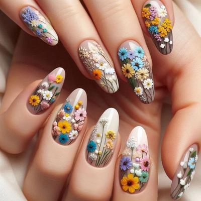 Aufdrücknagel, Falschnagel Klebt auf Nagel Falscher Nagel Acrylnagel Künstlicher Falschnagel für DIY Nagelkunstdesigns