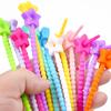 Pentagram Silicone Twist Ties Releasable Cable Organizer Strap DIY Key Ring Pendant for Data Wire Bag Hanging Decoration