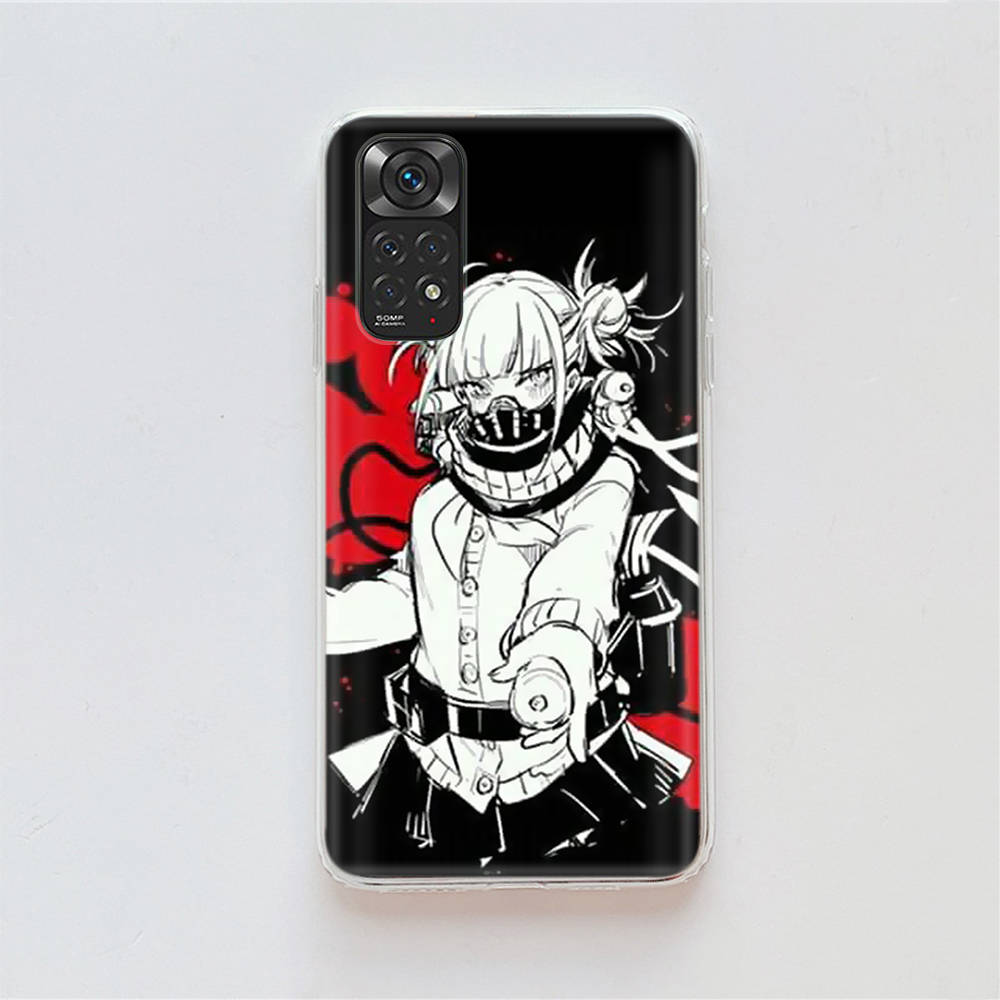 DT3 Hero Academia Toga Case for Samsung A04 A14 A23 A34 A54 M23 M33 M52 M53 Realme 10 9 C30S C35 C55 VIVO Y02S Y21 Y33S Y51 X80 Pro Clear Cover
