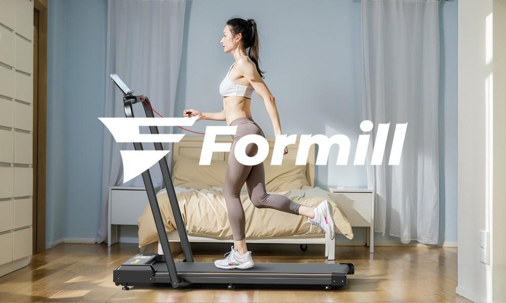 Formill FT-51 Walking Pad Treadmill, 2.5 HP Motor, LED Display, 265lbs Max. Load, 1-6km/h Speed