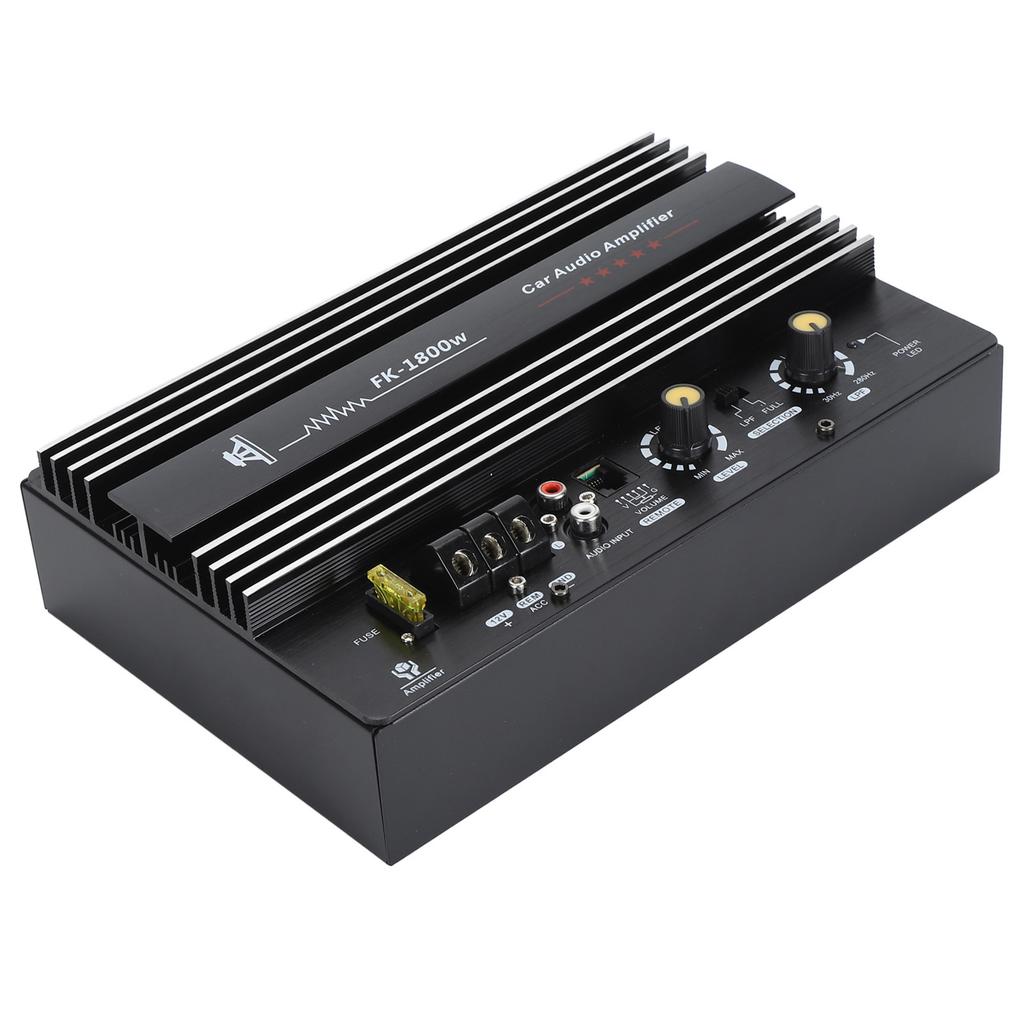 Car High Power Amplifier Amp Board 12V 1800W Quick Heat Dissipation Car Bass Subwoofer Amplifier Board for 8‑12 Inch