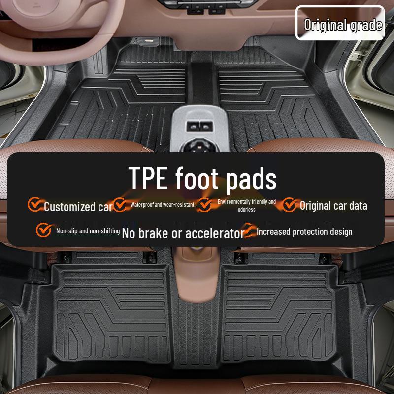 25-Style TPE Floor Mats: Full Coverage Decorative Set for Geely Panda Mini Knight Karting